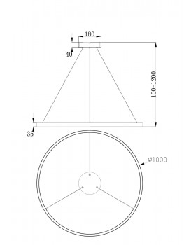 Подвесной светильник Maytoni MOD058PL-L54BS4K-foto4