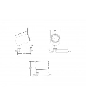 Трековый светильник Technical TR029-3-10W3K-W-foto3