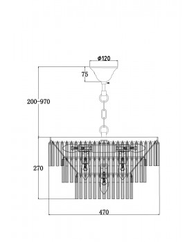 Подвесной светильник Maytoni MOD093PL-09BS-foto4