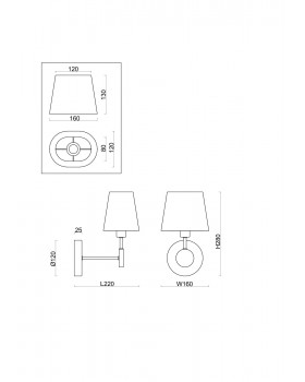 Настенный светильник (бра) Freya FR2028WL-01N-foto3