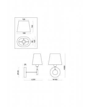 Настенный светильник (бра) Freya FR2028WL-01N-foto3