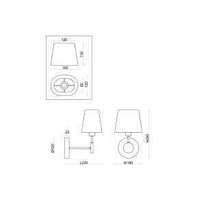 Настенный светильник (бра) Freya FR2028WL-01N-foto3
