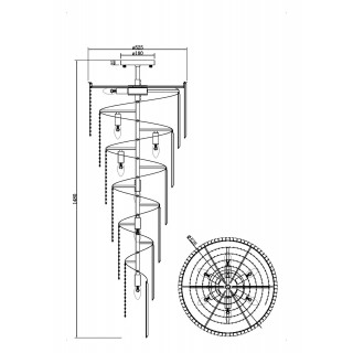 Подвесной светильник Maytoni RC005PL-12CH-foto2