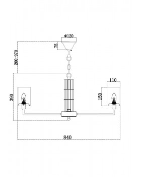 Подвесной светильник Maytoni H015PL-10G-foto2