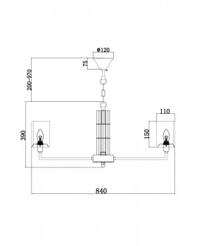 Подвесной светильник Maytoni H015PL-10G-foto2