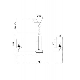 Подвесной светильник Maytoni H015PL-10G-foto2