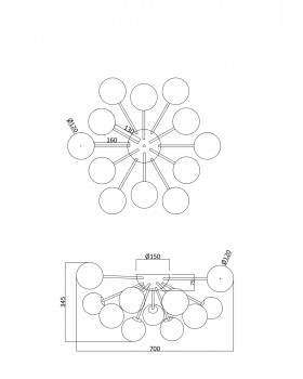 Потолочный светильник Freya FR5120CL-12G-foto2