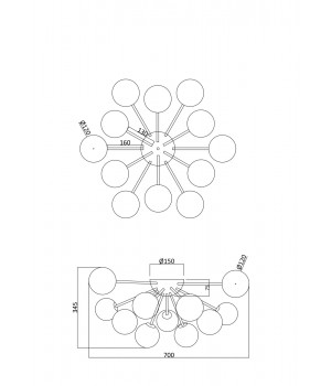 Потолочный светильник Freya FR5120CL-12G-foto2