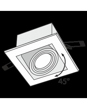 Встраиваемый светильник Technical DL008-2-01-S-foto6