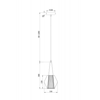 Подвесной светильник Freya FR8008PL-01GB