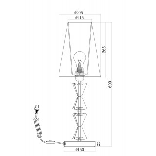 Настольный светильник Maytoni MOD079TL-01CH-foto4