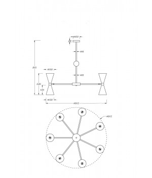 Подвесной светильник Maytoni MOD108PL-14GB-foto5