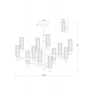 Люстра Freya FR5167PL-12BS-foto8