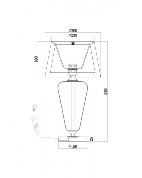 Настольный светильник Maytoni Z005TL-01CH-foto3