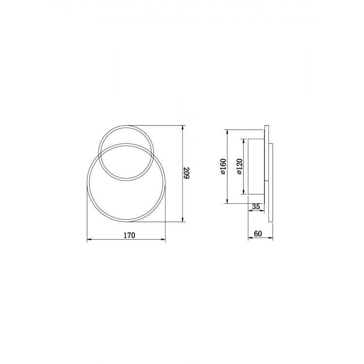 Настенный светильник (бра) Freya FR10025WL-L10W