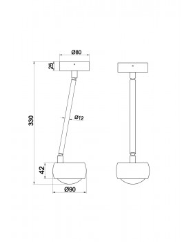 Потолочный светильник Technical MOD072CL-L8W3K-foto4