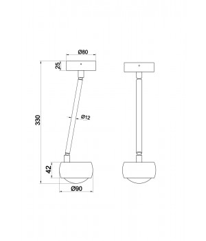 Потолочный светильник Technical MOD072CL-L8W3K-foto4