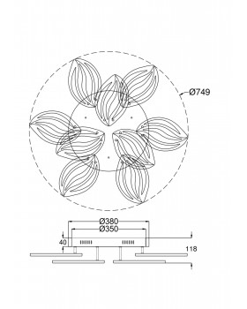 Потолочный светильник Freya FR6013CL-L157W-foto6