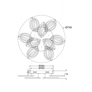 Потолочный светильник Freya FR6013CL-L157W-foto6