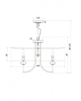 Подвесной светильник Maytoni ARM006PL-08G-foto2