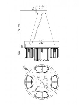 Подвесной светильник Maytoni MOD083PL-04CH-foto3