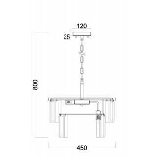 Люстра Freya FR11001PL-08G-foto2