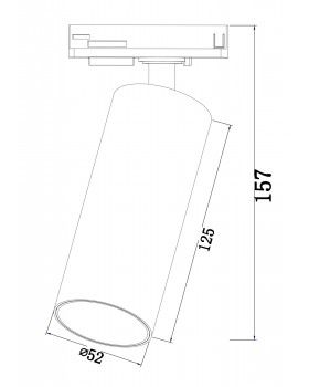 Трековый светильник Technical TR021-1-12B3K-foto2