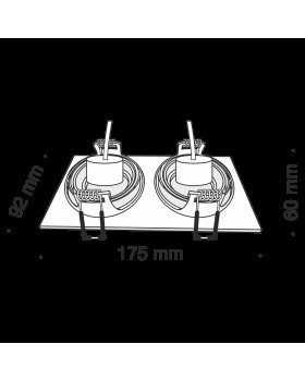 Встраиваемый светильник Technical DL024-2-02W-foto8
