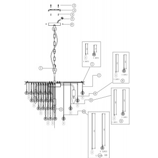Подвесной светильник Maytoni MOD091PL-07CH-foto3