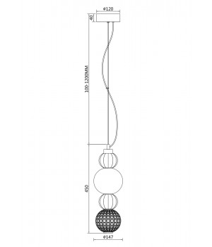 Подвесной светильник Maytoni P069PL-L17CH3K-foto2