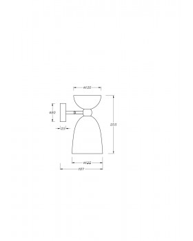Настенный светильник (бра) Maytoni MOD113WL-01W-foto2