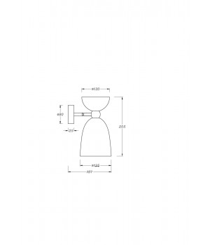 Настенный светильник (бра) Maytoni MOD113WL-01W-foto2