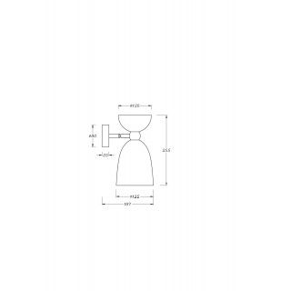 Настенный светильник (бра) Maytoni MOD113WL-01W-foto2