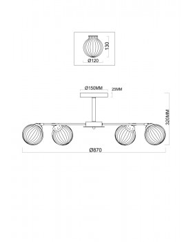 Люстра Freya FR5041PL-10BS-foto2