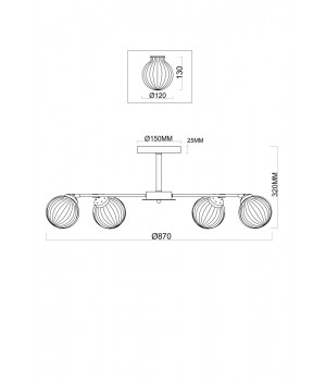 Люстра Freya FR5041PL-10BS-foto2