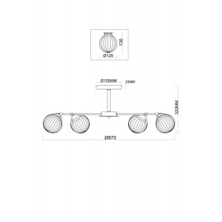 Люстра Freya FR5041PL-10BS-foto2