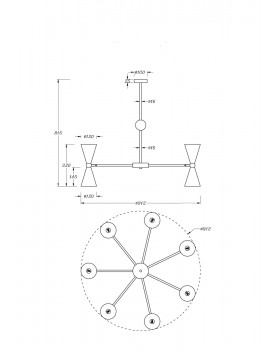 Подвесной светильник Maytoni MOD108PL-14WG-foto2