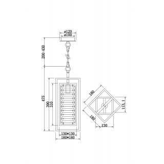 Подвесной светильник Maytoni MOD060PL-01G-foto4