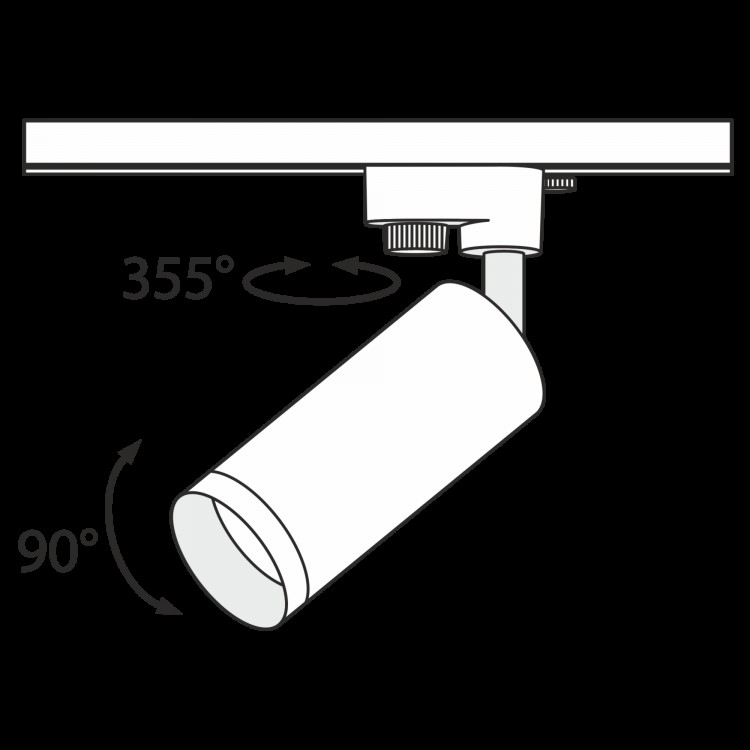 Трековый светильник Technical TR004-1-GU10-RG