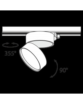 Трековый светильник Technical TR007-1-18W3K-W4K-foto3