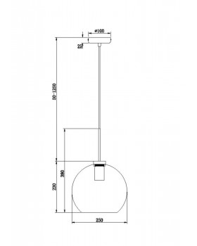 Подвесной светильник Freya FR8006PL-01BS-foto2