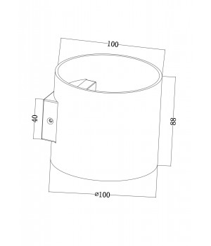 Настенный светильник (бра) Technical C066WL-01B-foto3