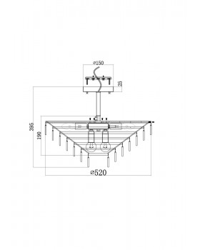 Потолочный светильник Maytoni MOD130CL-11G-foto3