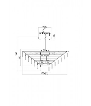 Потолочный светильник Maytoni MOD130CL-11G-foto3