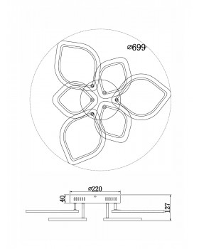 Потолочный светильник Freya FR10016CL-L72W-foto3