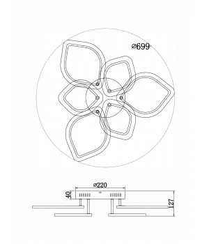 Потолочный светильник Freya FR10016CL-L72W-foto3