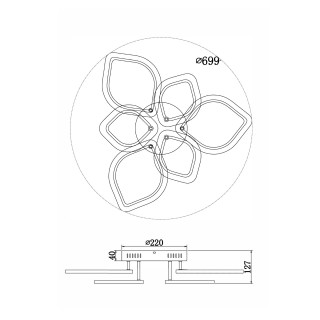 Потолочный светильник Freya FR10016CL-L72W-foto3