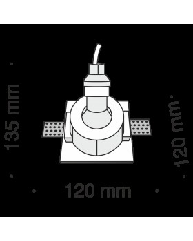 Встраиваемый светильник Technical DL001-1-01-W-foto5