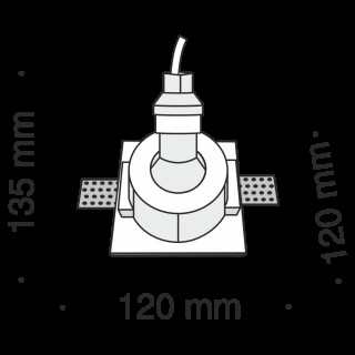 Встраиваемый светильник Technical DL001-1-01-W-foto5