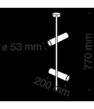 Потолочный светильник Technical C021CL-02W-foto2